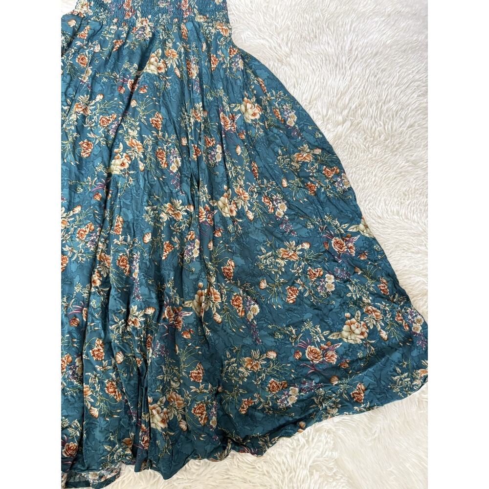 Natural Life XS/S Green Floral Smock Top Skirt/ Dress. Beautiful Item - Picture 2 of 10
